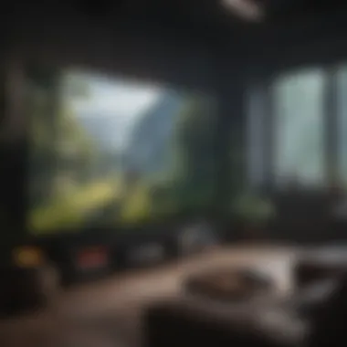 Television settings showcasing refresh rate options