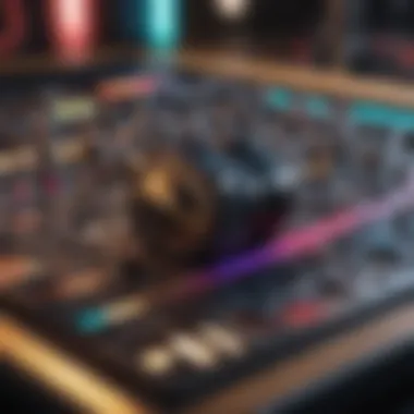 A vibrant Instagram Story showcasing music options