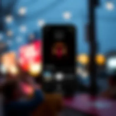 Instagram Music Features Illustration of Instagram music features interface
