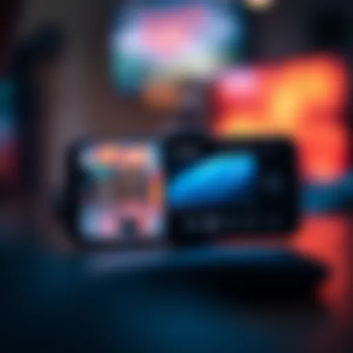 Samsung Screen Share Interface Samsung Screen Share interface on iPhone