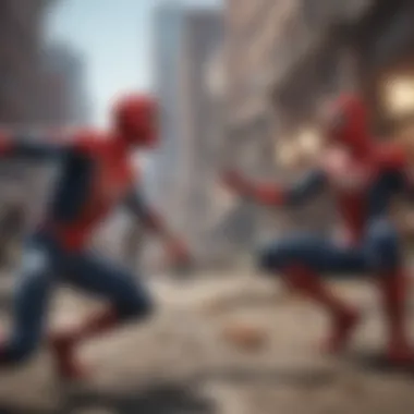 Intense villain battle in Spider-Man Nintendo Switch game