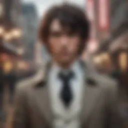 Unique portrayal of characters in the Bungou Stray Dogs poster