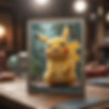 Artistry Appreciation Illustration showcasing the intricate artwork of a rare Pokemon TCG card