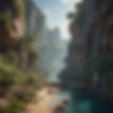 Exploring the Diverse Terrains of Island Royale A vibrant gaming landscape showcasing diverse terrains in Island Royale