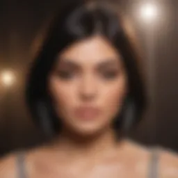 A striking resemblance to Kylie Jenner showcasing beauty standards