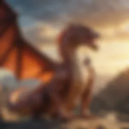 Majestic Dragon Pokemon Card from Evolving Skies Set