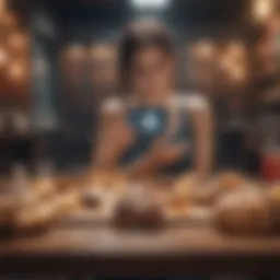 Conceptual illustration of social media censorship