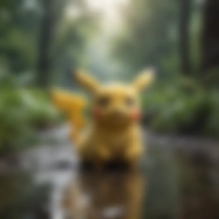 Glistening Pikachu in the Wild