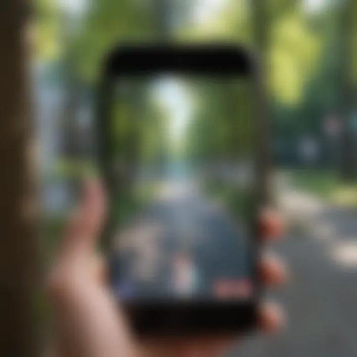 A visual representation of the psychology behind aiming in Pokémon Go