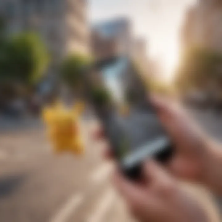 An illustration of the mechanics of throwing in Pokémon Go, including timing and trajectories