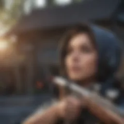 Target practice for improving aiming skills