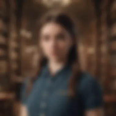 Matilda Main Character in Magical Library