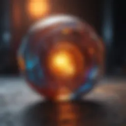 Abstract art piece with vibrant colors and dynamic shapes