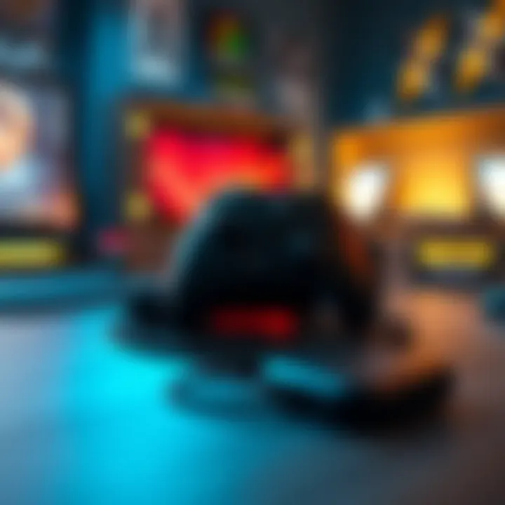 Xbox console with support tools