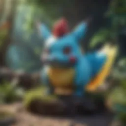 Mystical Pokémon NFT on digital marketplace