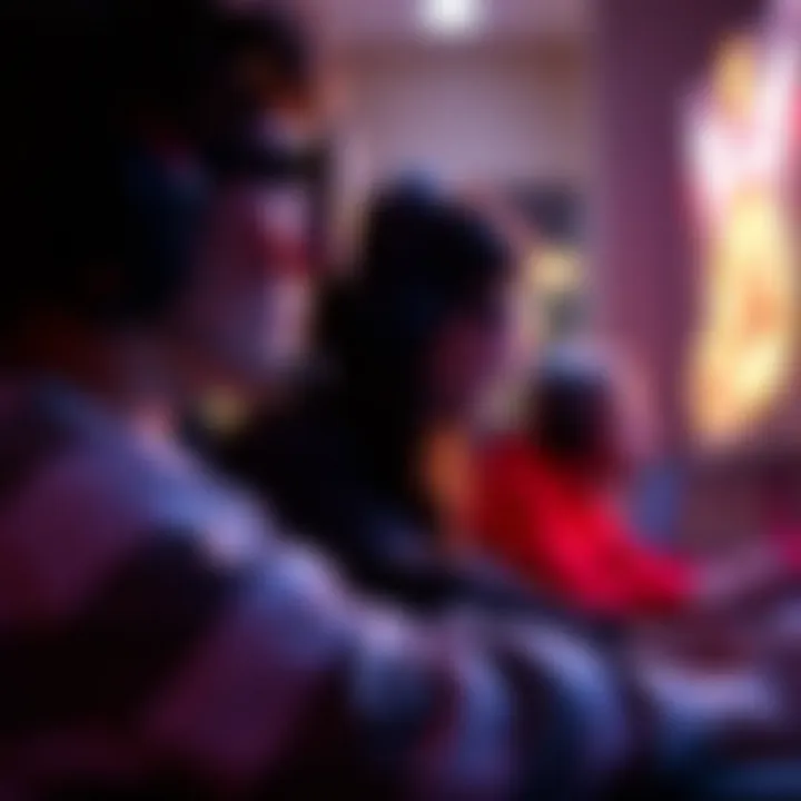 A gamer enjoying an immersive experience