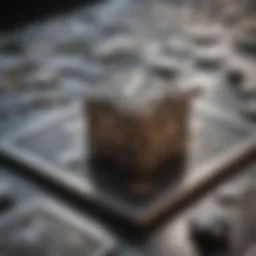 A close-up of the intricate design of the puzzle pieces.