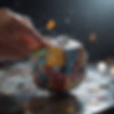 Psychological Attraction to Puzzles An abstract visualization of the psychological attraction to puzzles.