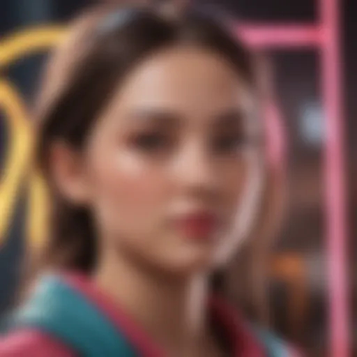 Vibrant TikTok aesthetics