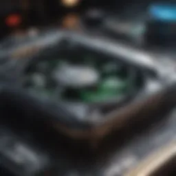 Abstract Artistic Representation of GPU Power