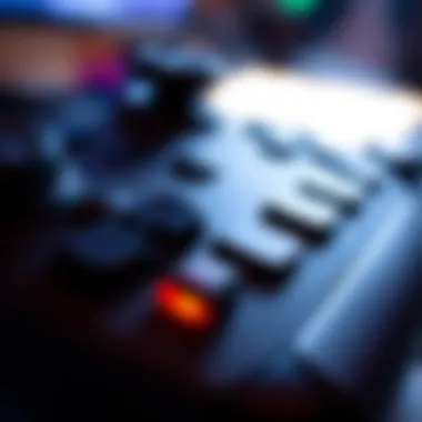 Functionality of Paddle Buttons on PC Gaming Controllers Close-up of paddle buttons on a PC gaming controller showcasing functionality