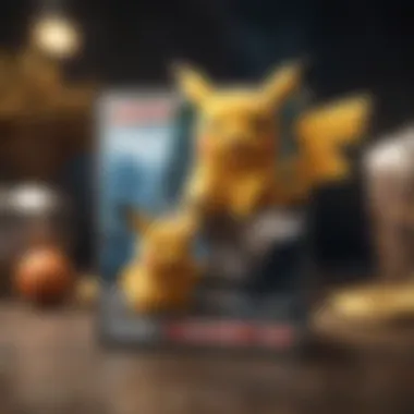 Sophisticated design highlighting an exclusive Pikachu Pokemon card bundle