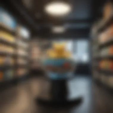 Pokemon merchandise displayed in a trendy virtual store