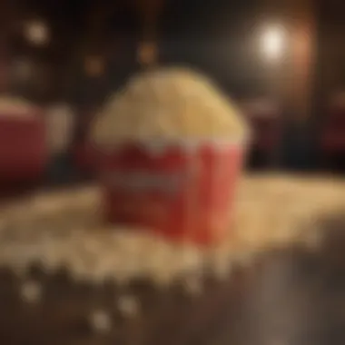 Classic Movie Snack Popcorn in Movie Theatre