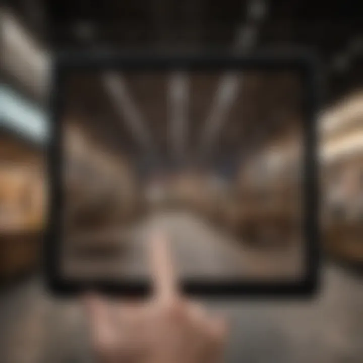 A digital shopping interface for Pixel devices