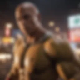 Saitama, the powerful superhero from One Punch Man