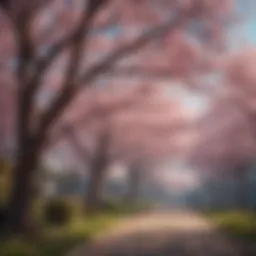 Enchanting Sakura Blossoms in Clannad