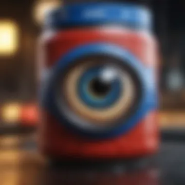 A vibrant can of Sanic GFuel showcasing its eye-catching design.