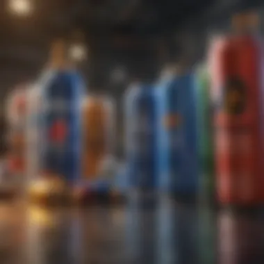 An infographic depicting the rise of energy drinks in gaming culture.