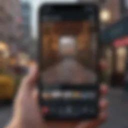 A smartphone displaying TikTok content ready for sharing