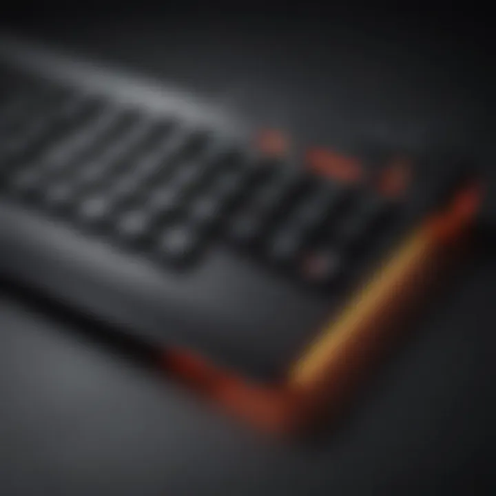 Sleek and minimalistic design of wireless tenkeyless gaming keyboard