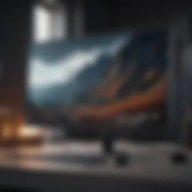 Elegant Monitor Aesthetics Sleek and modern 27-inch monitor design