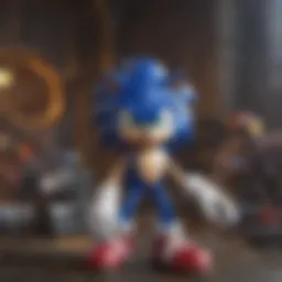 A vibrant scene of Sonic TV showcasing its dynamic programming lineup