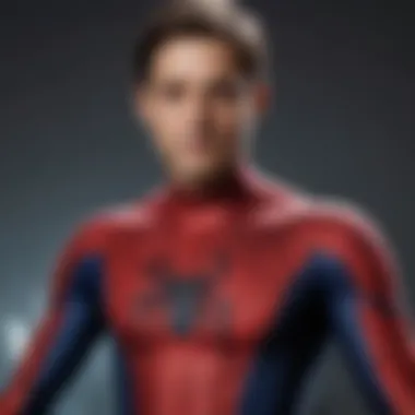 Tobey Maguire in the classic Spider-Man suit