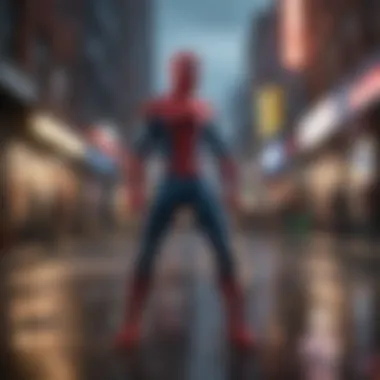 Fan art and community engagement around Spider-Man releases