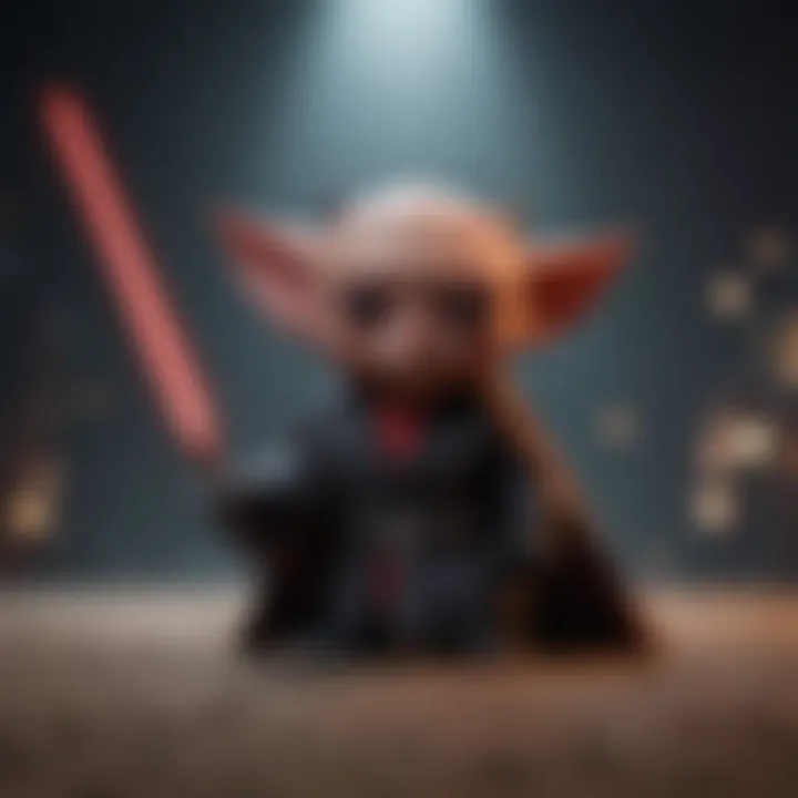 Stewie as a Miniature Darth Maul