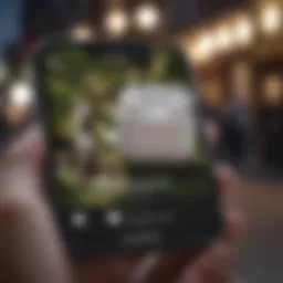 View of the Apple Find My app interface showing AirPods location
