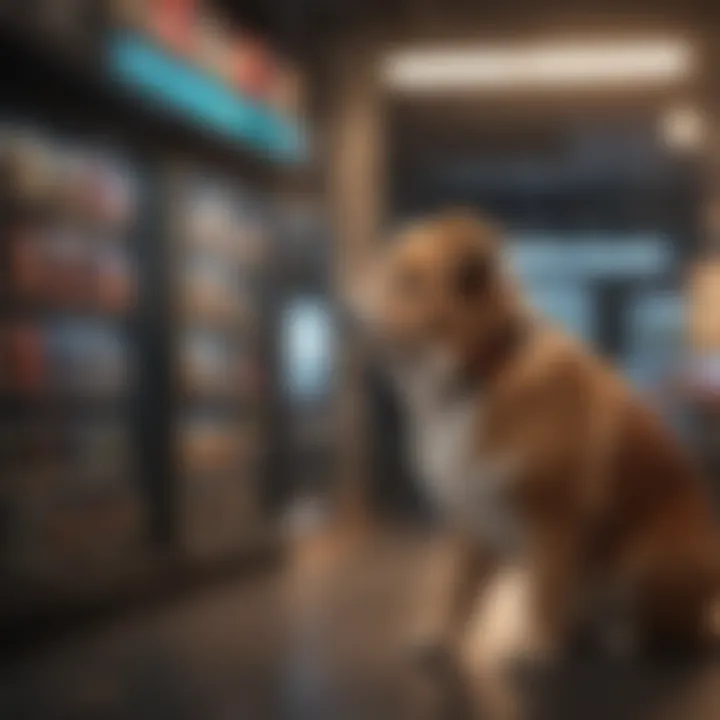 Tech Enthusiast Engaging with Shop Pet Simulation