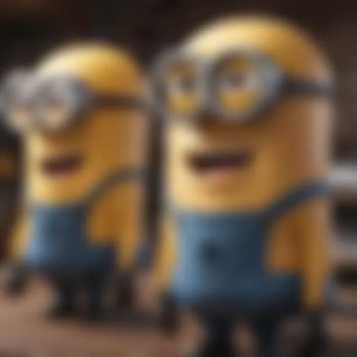 Behind-the-scenes look at the animation process of the Minion characters.