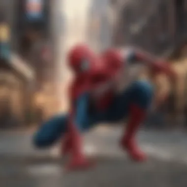 A collage of scenes from various adaptations of Spider-Man in media