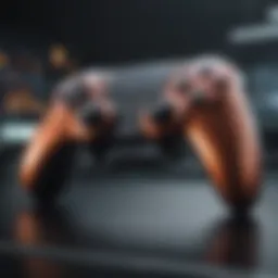A futuristic gaming controller showcasing advanced fusion technology