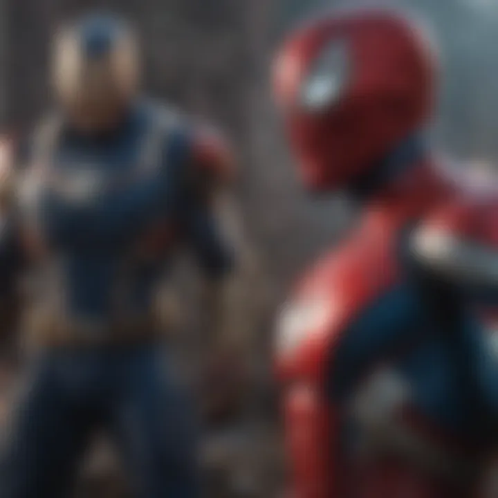 Avengers team gathering for a mission