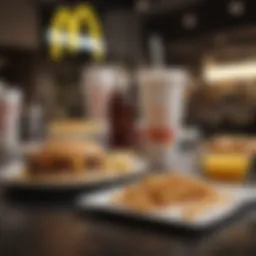 Iconic McDonald's packaging featuring celebrity meal branding