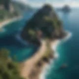 A detailed map of the One Piece world showcasing various islands and locations