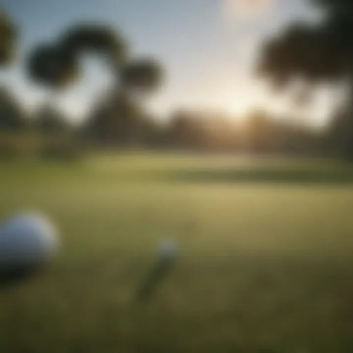 In-game screenshot showcasing stunning graphics of Tiger Woods golf game