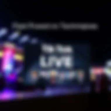 Effective Promotion Techniques for TikTok Live A promotional graphic for a TikTok Live session, showcasing its features.